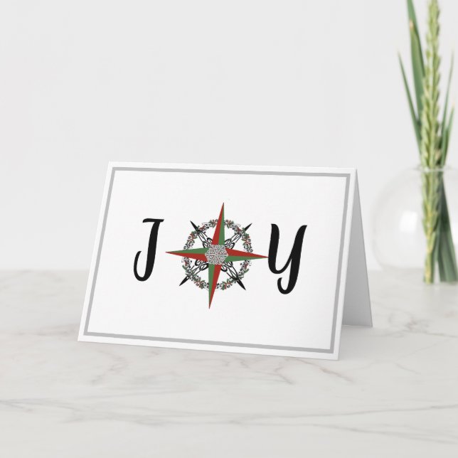 JoChristmas Compass Rose Karte (Vorderseite)