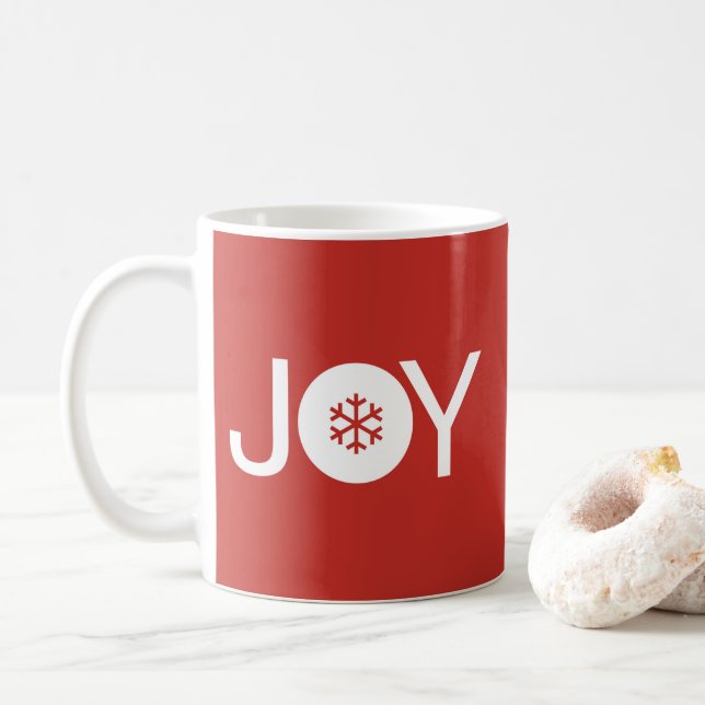 JoChristmas Red Coffee Tasse (Mit Donut)