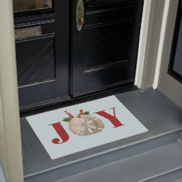 JoChristmas Sand Dollar Holly Berries Küste Fußmatte