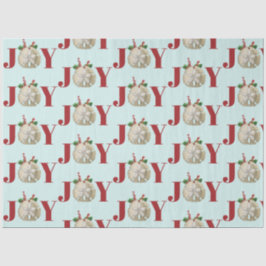 JoChristmas Sand Dollar Holly Berries Küste Seidenpapier