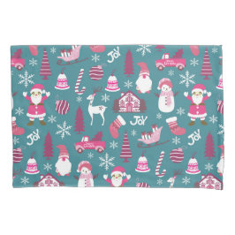 JoChristmas Turquoise Kissenbezug