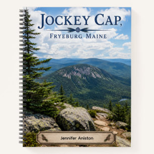 Jockey Cap Fryeburg Maine Personalisiertes Notizbu Notizbuch