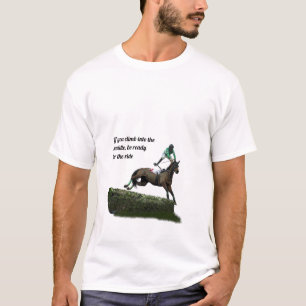 Jockey Cheval En T-Shirt Vert