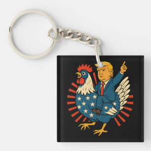 Jockey de poulet Trump Mème amusant
