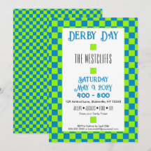 Jockey Silk Blocks Green und Blue Derby