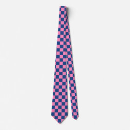 Jockey Silks Checkerboard Französisch Blue Pink De Krawatte