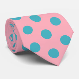 Jockey Silks Green Blue Dots auf Pink Derby Krawatte
