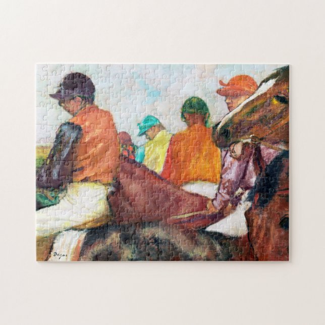 Jockey und Horse, Edgar Degas (Horizontal)