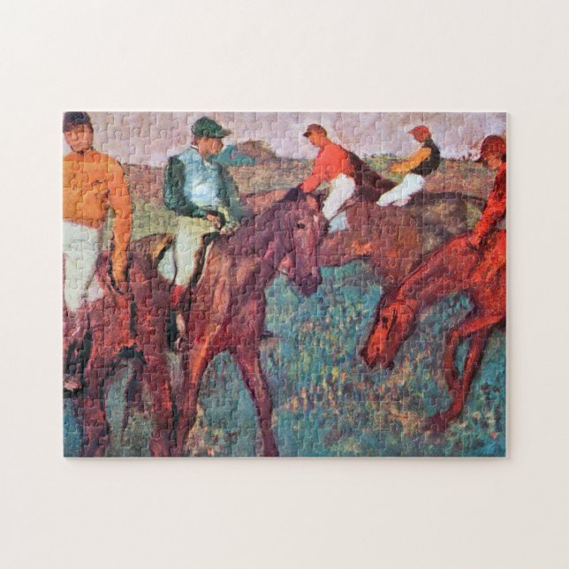 Jockey und Horse, Edgar Degas (Horizontal)