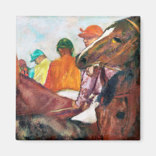 Jockey und Horse, Edgar Degas Magnet
