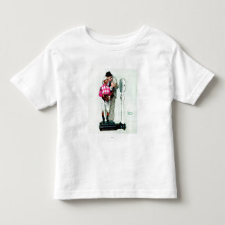 Jockey Weighin von Norman Rockwell Kleinkind T-shirt