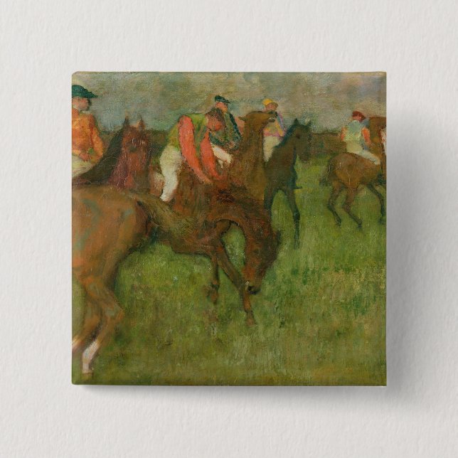 Jockeys Edgar Degass |, 1886-90 Button (Vorderseite)