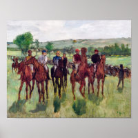 Jockeys und Rennpferde, Edgar Degas