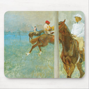 Jockeys vor dem Rennen Mousepad