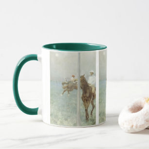 Jockeys vor dem Rennen von Edgar Degas Tasse