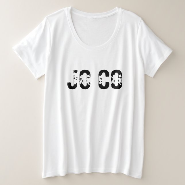 JOCO Johnston Landkreis Große Größe T-Shirt (Design vorne)