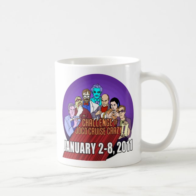 JoCo Kreuzfahrtverrückte Supervillains Kaffeetasse (Rechts)