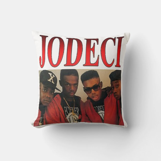 JODECI 90S R_B FUNK Top-T-Shirt Kissen (Vorderseite)