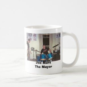 Joe auf Trommeln GIF, Bürgermeister Joe-MarxThe Kaffeetasse
