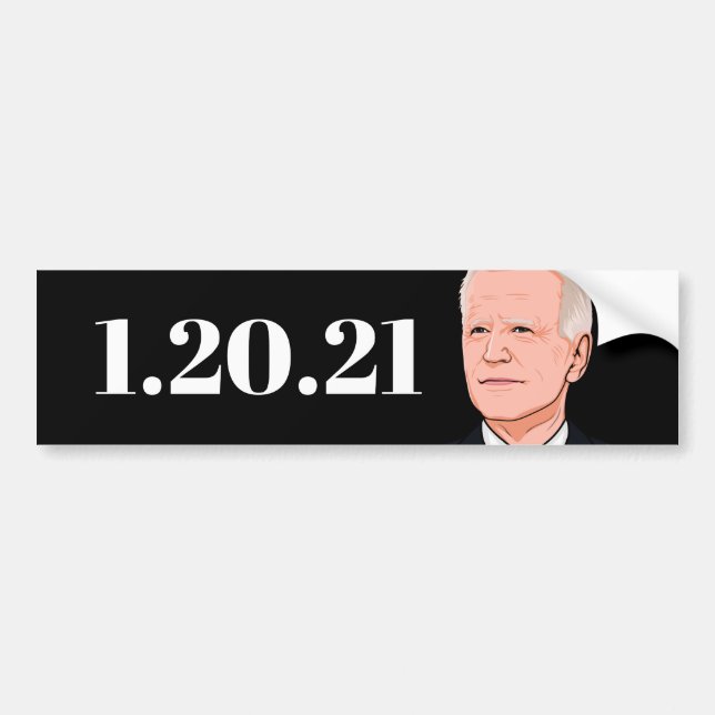 JOE BIDEN : 1.20.21 BUMPER STICKER (Devant)