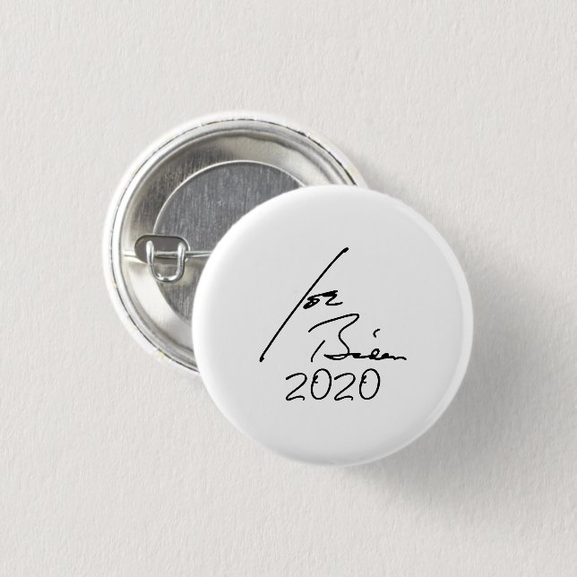 JOE BIDEN 2020 Autograph Button (Vorne & Hinten)