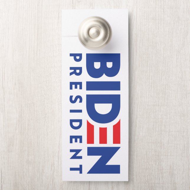 Joe Biden 2020 Biden für Präsident Türanhänger (Auf Knauf)