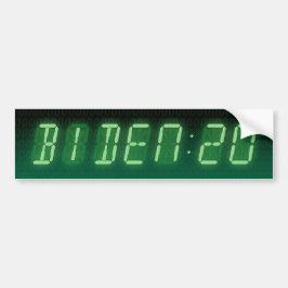 Joe Biden 2020 Digitale Uhr Autoaufkleber