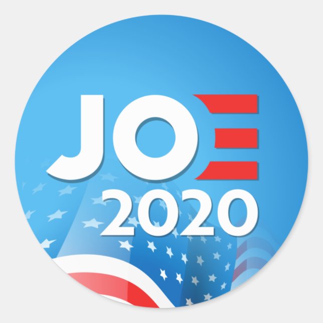 Joe Biden 2020 Runder Aufkleber (Vorderseite)
