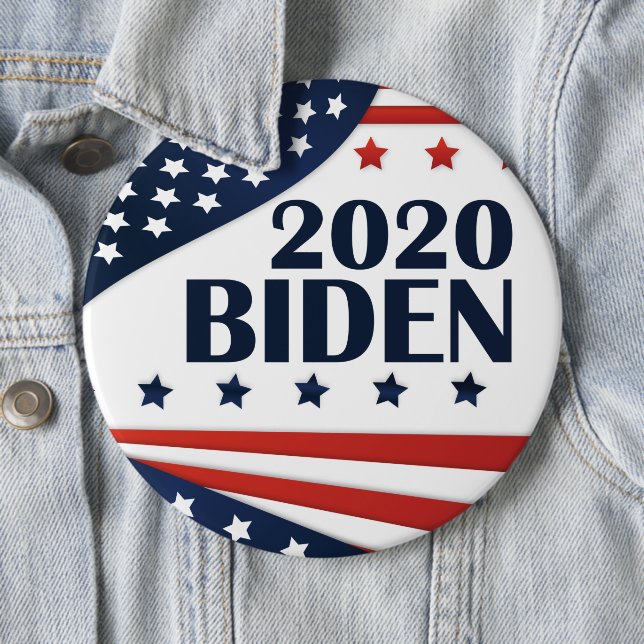 Joe Biden 2020 Wahl Button (Beispiel)