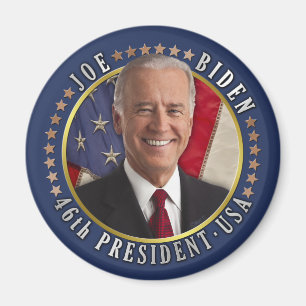 Joe Biden 46. Präsident USA Gedenkveranstaltung F Magnet