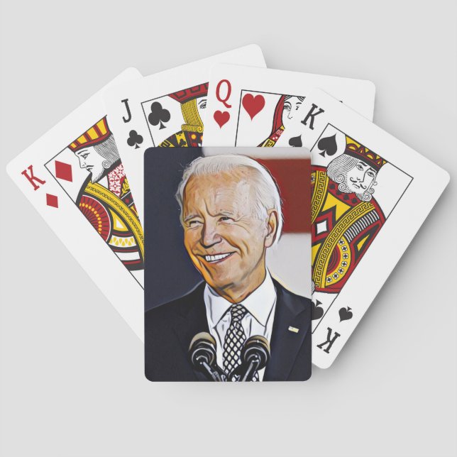 Joe Biden Art Playing Cards Spielkarten (Rückseite)