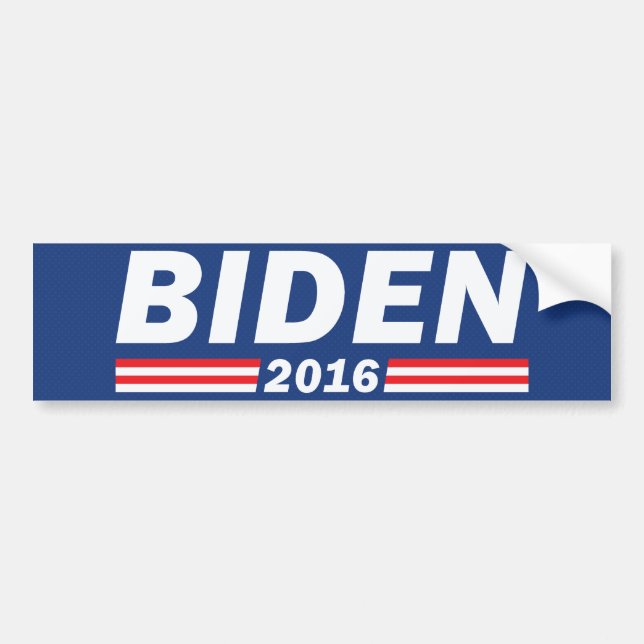 Joe Biden, Biden 2016 Autoaufkleber (Vorne)