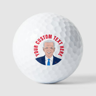 Joe Biden Cartoon fotografieren personalisierte Go Golfball