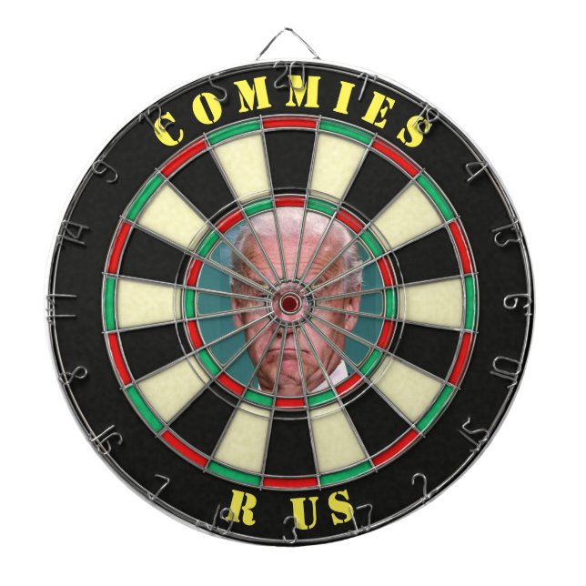 Joe Biden Commies R Us Dartboard Dartscheibe (vorne)