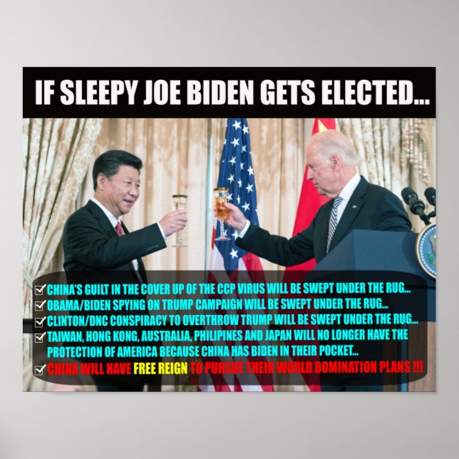 JOE BIDEN ELECTION POSTER (Devant)