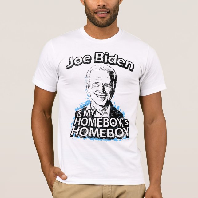 Joe Biden est le T-shirts du Homeboy de mon (Devant)