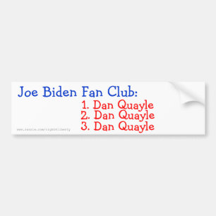 Joe Biden-Fanclub: Autoaufkleber