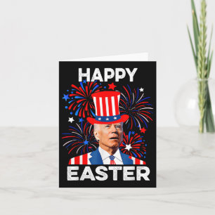 Joe Biden freut Ostern zum sonnigen 4. Juli Patri Karte