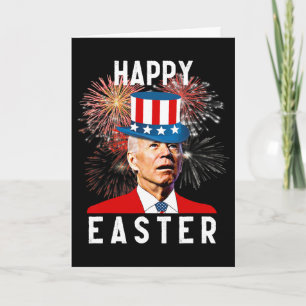 Joe Biden Frohe Ostern zum lustigen 4. Juli Karte