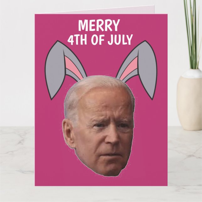 JOE BIDEN FUNNY EASTER BIG GREETCARDS KARTE (Vorderseite)