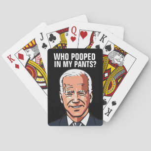 JOE BIDEN FUNNY WER KACKTE? SPIELKARTEN