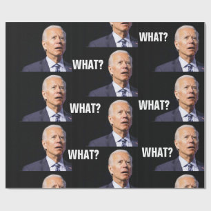JOE BIDEN FUNNY WRAPPING PAPIER GESCHENKPAPIER