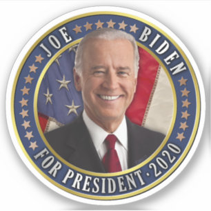 Joe Biden für das Foto der Demokraten 2020 Aufkleber