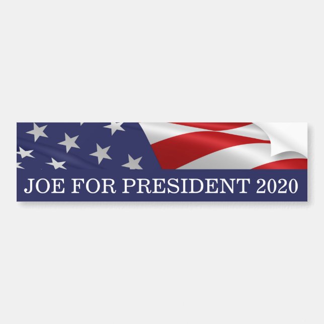 Joe Biden für den Präsidenten 2020 Autoaufkleber (Vorne)