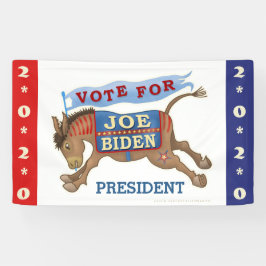 Joe Biden für den Präsidenten 2020, Demokrat Donke Banner