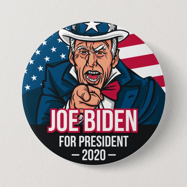 Joe Biden für die Präsidentschaftswahl 2020 Button (Vorderseite)
