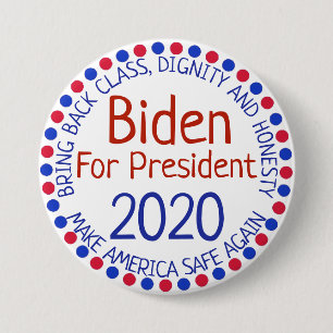 Joe Biden für Knopf Präsidenten-Election 2020 Button