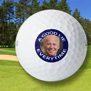 Joe Biden Good Lie Golfball