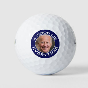 Joe Biden Good Lie Golfball
