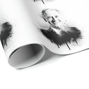 Joe Biden Graffiti Geschenkpapier